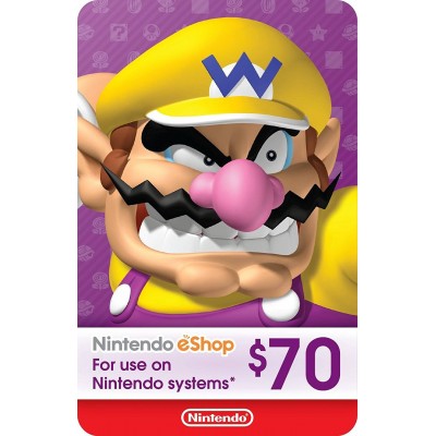 eCash - Nintendo eShop Gift Card - Switch / Wii U / 3DS - $5 ~ $70 - Envió al E-mail o Whatsapp