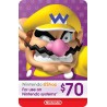 eCash - Nintendo eShop Gift Card - Switch / Wii U / 3DS - $5 ~ $70 - Envió al E-mail o Whatsapp