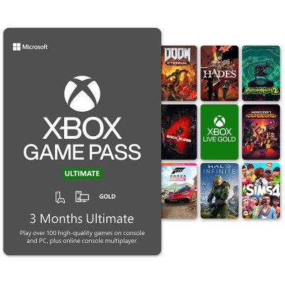 3 Meses - Xbox Game Pass...
