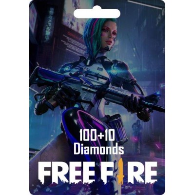 Free Fire 100 + 10 Diamonds...