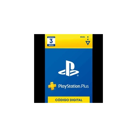 3 Meses - PlayStation Plus - PS3/PS4/PS5 (Brasil)