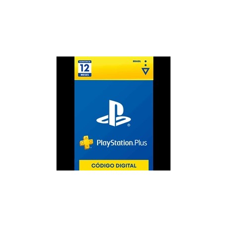 12 Meses - PlayStation Plus - PS3/PS4/PS5 (Brasil)