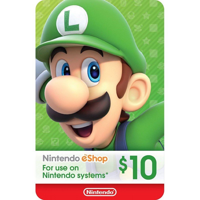 eCash - Nintendo eShop Gift Card - Switch / Wii U / 3DS - $5 ~ $70 - Envió al E-mail o Whatsapp