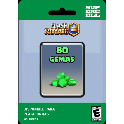 80 Gemas - Clash Royale