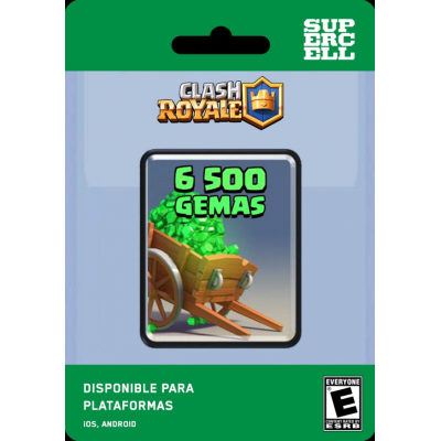 6500 Gemas - Clash Royale